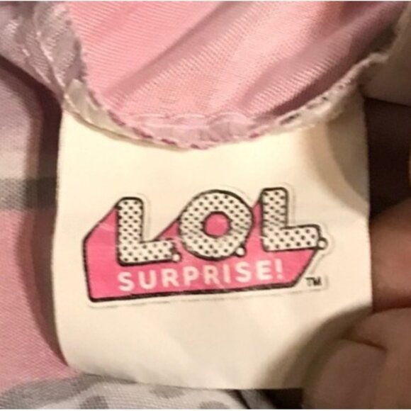 LOL Surprise Pink Cartoon Characters Pillowcase Royally Excited Double Sided - Picture 8 of 11